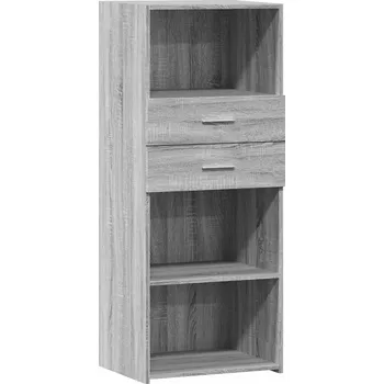 Komoda Skříňka z dřevotřísky 50x42,5x124 cm šedý dub