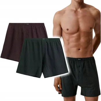 Boxerky Atlantic volné pánské boxerky 2MBX-079 2-balení M