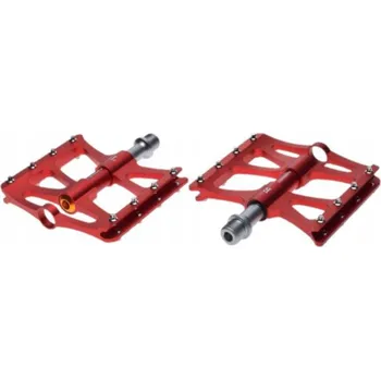 Pedál na kolo Platformové pedály červené