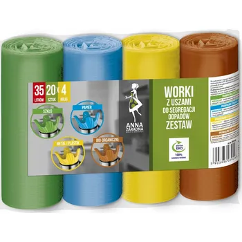 Pytle na odpadky Univerzální pytle na odpadky Anna Zaradna pytle na odpadky 35 l 20 ks