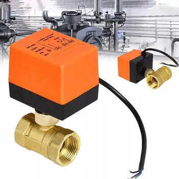 Ventil KULOVÝ ELEKTROMAGNETICKÝ VENTIL S POHONEM G1" PALCE AC 220V DN25 DVOUCESTNÝ