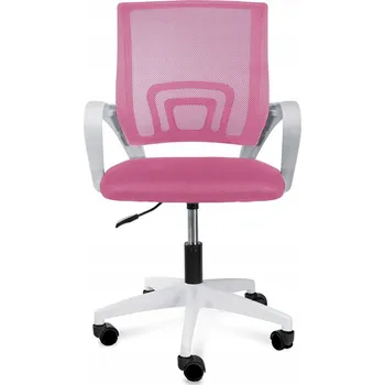 ERGONOMICKÁ DĚTSKÁ OTOČNÁ ŽIDLE K PSACÍMU STOLU LILY RŮŽOVÁ