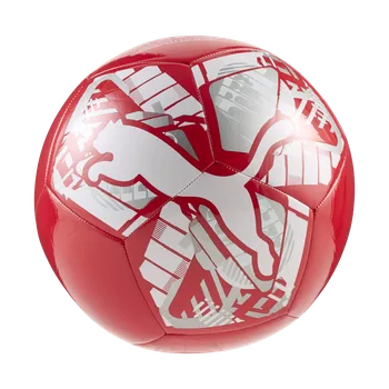 Fotbalový míč Puma Big Cat červená/bílá UK 5