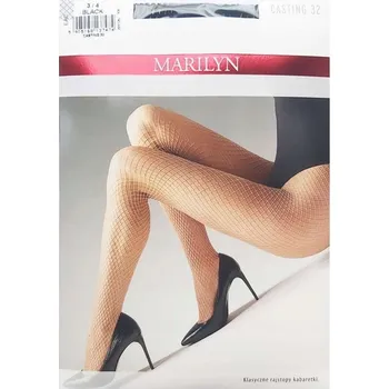 Dámské punčochy Punčocháče kabaretky Marilyn Casting 20den modré Námořnická Modrá velikost 3/4