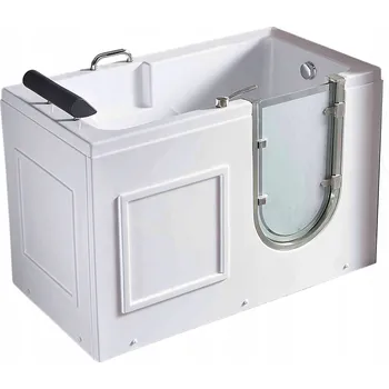 Vana Obdélníková akrylátová vana Essente Medica, boční odtok, 140 x 73 cm