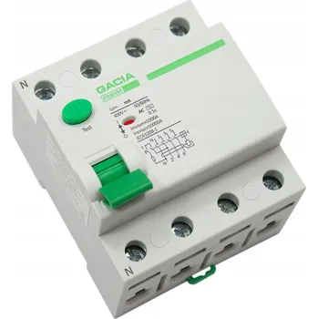 Proudový chránič Proudový chránič Gacia 25A 4P 30mA