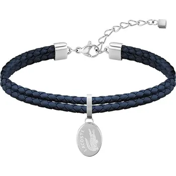 Šperk Lacoste Tmavě modrý kožený náramek Sneak 2040055 + 2 měsíce na vrácení zboží