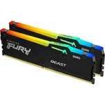 Kingston FURY Beast 2x32GB DDR5 6400MHz CL32 RGB DIMM Black