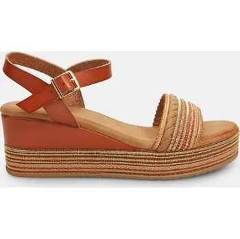 Dámské sandále Baťa dámské sandály na klínku hnědé, vel. 37