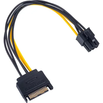 Kabel do PC Adaptér SATA / PCI-Express 6-pin AK-CA-30