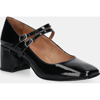 Dámské lodičky Kožené lodičky Jonak ALIENAR VERNIS PLISSE 3300131 černá 99X, EUR 41