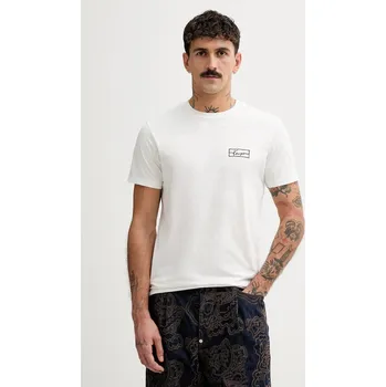 Pánské tričko Bavlněné tričko Kenzo FF55TS5254SO.02 bílá 00X, vel. L