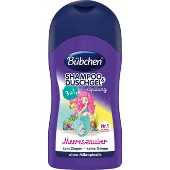 Sprchový gel Bubchen Šampon, sprchový gel a kondicionér Malá mořská víla 50 ml cestovní balení