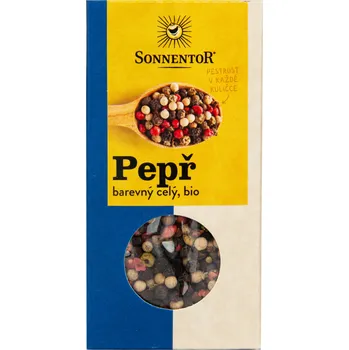 Pepř barevný celý 50 g BIO SONNENTOR (S)