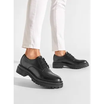 Dámské baleríny Oxfordy Geox D Iridea M D26HRM 00043 C9999 Černá 40