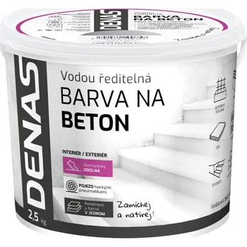 barva na beton Denas na beton ekonomik 2,5 kg šedá
