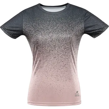 Dámská móda Alpine Pro QUATRA BÉŽOVÁ DÁMSKÉ RYCHLESCHNOUCÍ TRIKO S COOL DRY L-L