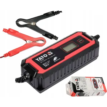 IP kamera Usměrňovač Yato 6V/12V 4A LCD pro mokré, gelové, AGM a EFB akumulátory