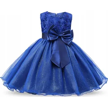 Dámské šaty Roztomilá Šaty s mašličkou a brokátem - Ideální na svatbu - 160