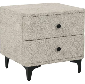 Postel Noční stolek ART DECO 45 CM greige colin bouclé