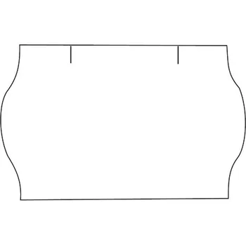 Samolepící etiketa Etikety do kleští CONTACT 25x16mm 1125 etiket bílé