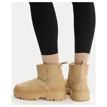 Dámská obuv Sněhule Tommy Hilfiger Real Shearling Pullon FW0FW08997 Béžová 37