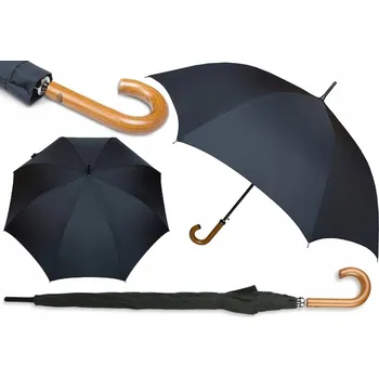 F.P.Parasol automatický dlouhý deštník XL s pouzdrem černý