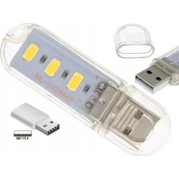 Lampička USB lampička ACS ML USB 3LED ciepła