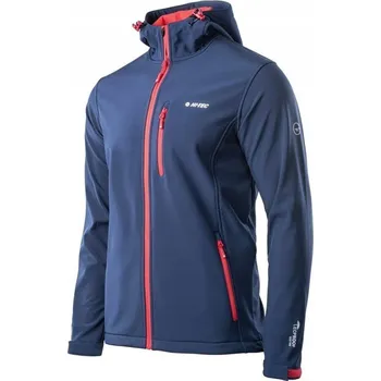 Pánská softshellová bunda Hi-Tec pánská softshellová bunda s kapucí CAEN, velikost XL