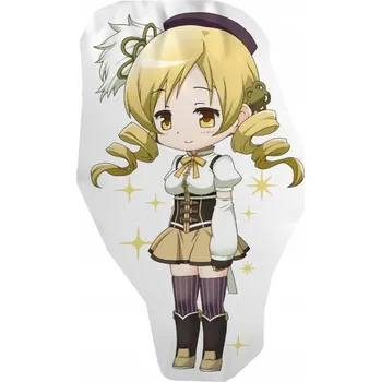 Polštář Polštář s motivem z filmu, her, knih a komiksů Puella Magi Madoka Magica - Mami Tomoe, 35 x 35 cm