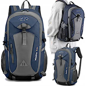 Městský batoh BATOH PÁNSKÝ DÁMSKÝ DO PRÁCE ŠKOLY MĚSTSKÝ TURISTICKÝ VELKÝ ČERNÝ