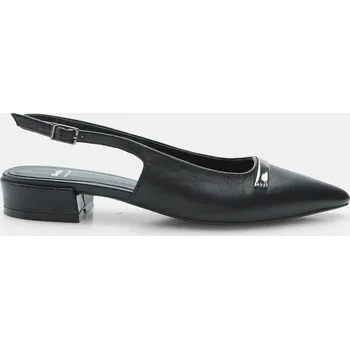 Dámské baleríny Baťa kožené slingback baleríny černé, vel. 39