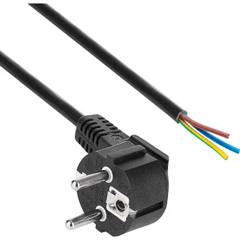 Prodlužovací kabel Napájecí kabel CEE 7/7 AK-OT-01S CU 3x1.5mm² 1.5m