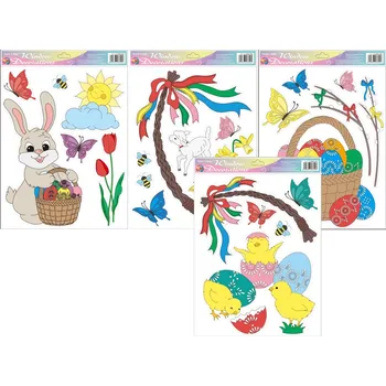 Okenní dekorace Velikonoční okenní fólie