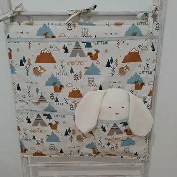 Kapsář na postýlku Zvířátka s Teepee ČR