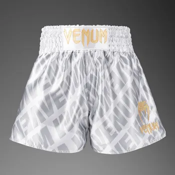 Oblečení pro bojové sporty Thai trenýrky VENUM Contender XT - bílo/stříbrné - VENUM-06069-226 Velikosti: S