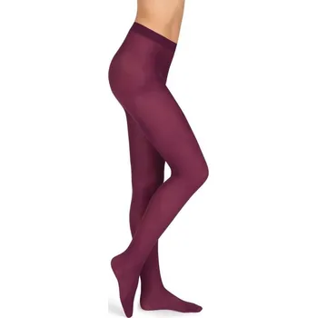 Dámské punčochy UNIVERZAL Elastické punčochové kalhoty 60DEN 164/108 Vínová