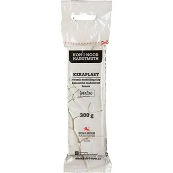 Výtvárné potřeby Samotvrdnoucí keramická modelovací hmota Keraplast 300g - bílá