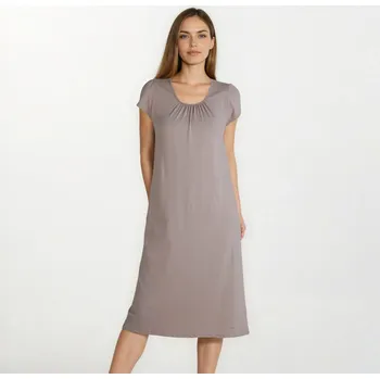 Dámské noční prádlo DÁMSKÁ NOČNÍ KOŠILE - LENY: Béžová 3XL