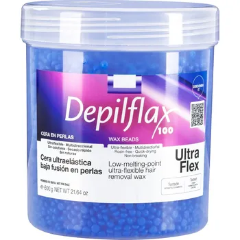 Depilflax 100 flexibilní vosk s nízkým bodem tání Ultraflex mauve with titanium dioxide 600g
