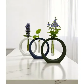 Váza Plantbee Mini vázy na množení Sora kruh vesmírně modrá