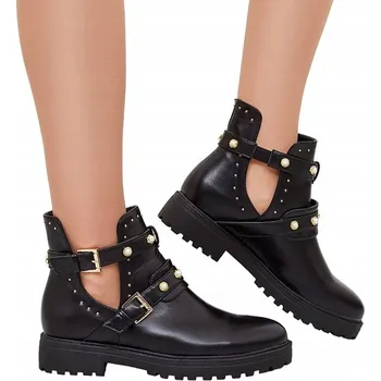 Dámské tenisky A343G ČERNÉ DÁMSKÉ KOTNÍKOVÉ BOTY PEARL ELEGANCE 39