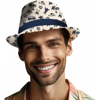 Klobouk Letní klobouk GOOD VIBES SUMMER Surferský Party Léto Havaj Bal