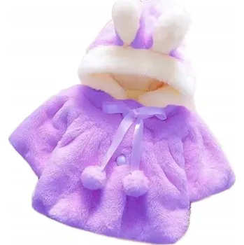Dívčí oblečení Plyšová Bunda, Kabátek pro Holčičku s Ušima - 6
