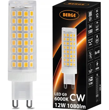 Žárovka LED žárovka Berge G9 12 W studená bílá 1080 lm 6000 K