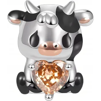 Přívěsek Přívěsek Charms Kravička se Srdíčkem Charms Trusky