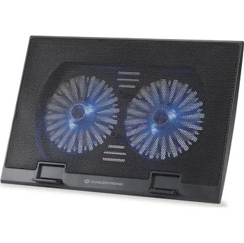 Vrták Chladicí podložka Conceptronic, 2 ventilátory, nastavitelná výška