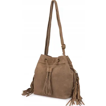 Kabelka Beltimore kabelka z pravé kůže béžová