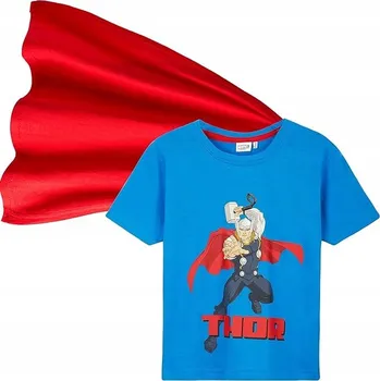 Chlapecké tričko DĚTSKÉ TRIČKO THOR MARVEL AVENGERS MODRÉ 9-10 LET 134/146 CM