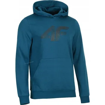 Pánská mikina 4F ZATEPLENÁ PÁNSKÁ TEPLÁKOVÁ MIKINA S S KAPUCÍ TYPU KLOKANKA / vel XXL